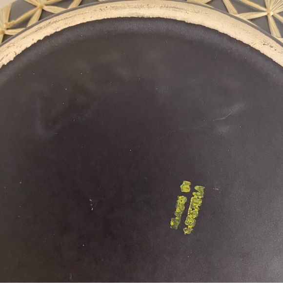 Vintage Raffia Wrapped Black Planter, Gmundner Keramik, Made in Austria - Picture 7 of 10